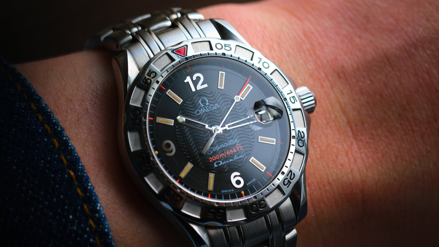 Omega Autoquart Seamaster 200m/666ft 2514.50 Omegamatic Limited Edition #0287 1997 | International Warranty| Excellent Condition