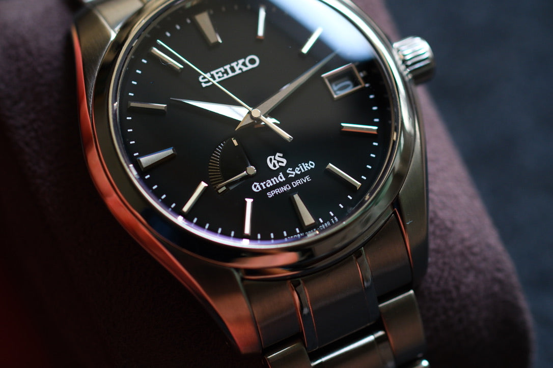 Grand Seiko SBGA003 Spring Drive 9R65-00AA0 Black Dial Excellent Condition