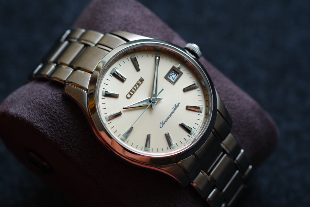 Citizen Chronomaster The Citizen A660-T006884 HAQ Champange Dial Full Box Paper Excellent Condition Serviced