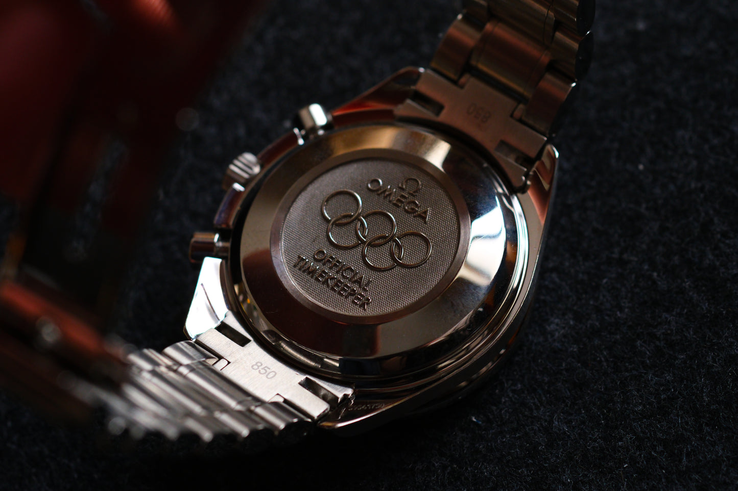 Omega Speedmaster 323.10.40.40.04.001 Specialities 2012 Olympic Games Collection Blue Red Hands | Good Condiition |Serviced