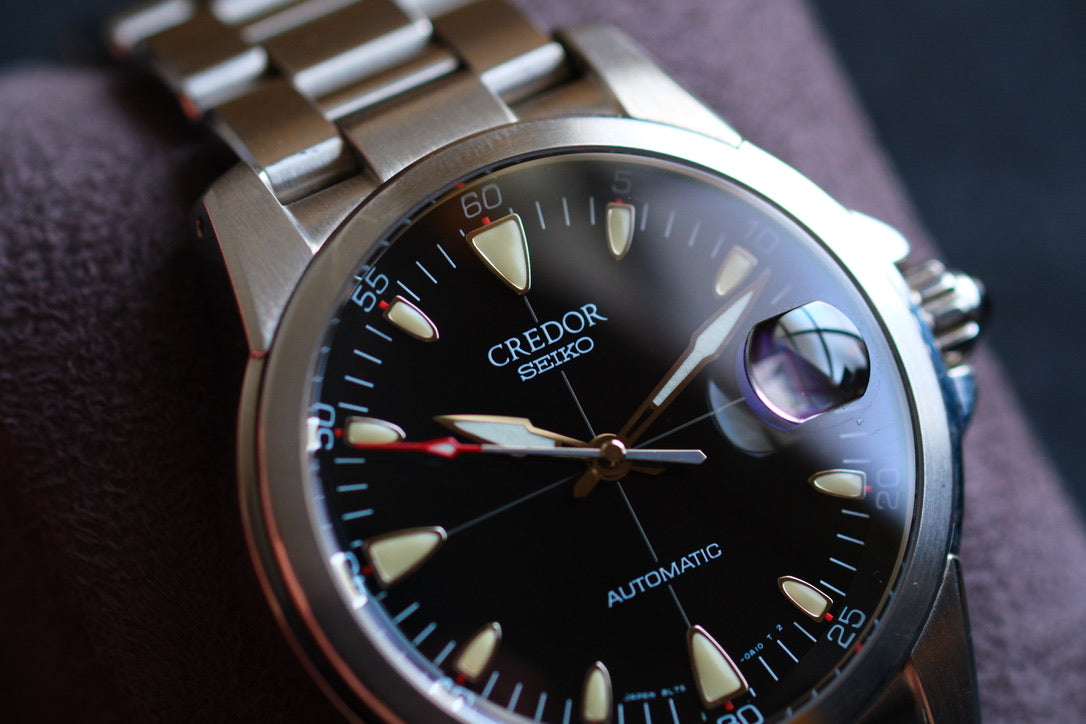 Credor GCBR997 8L75-0A10 Phoenix Black Dial Good Condition