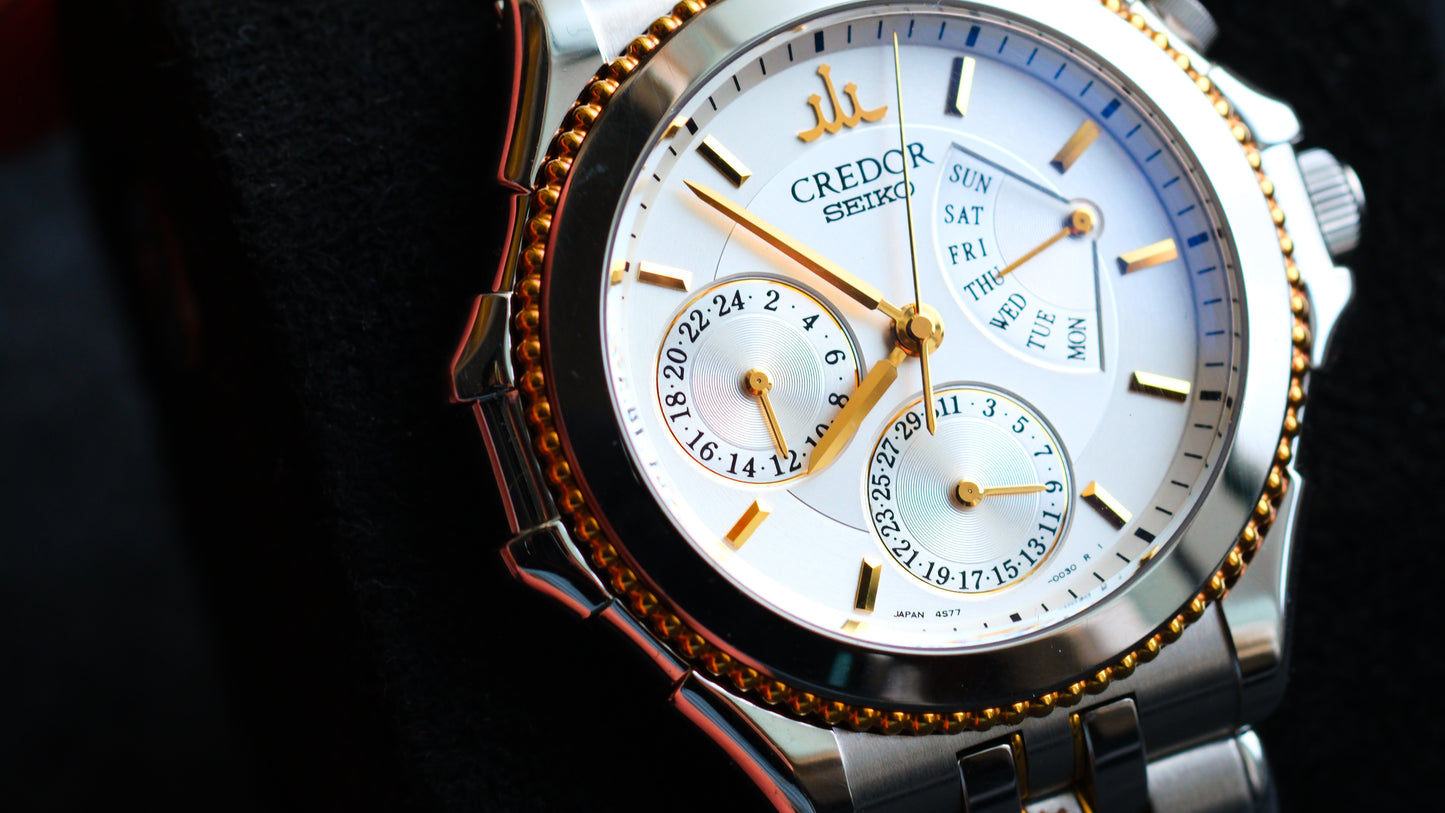 Credor Pacifique GCBG996 Automatic 4s77-0A30 Retrograde 18K