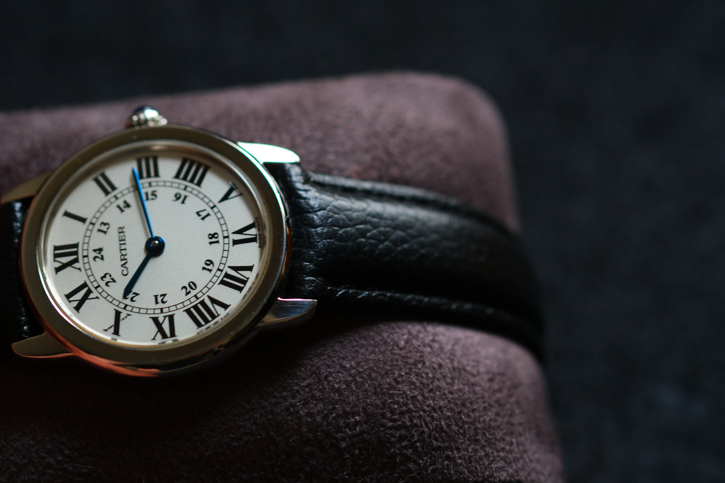 Cartier W6700155 Ronde Solo De Cartier 29mm Silver Good Condition Full Serviced
