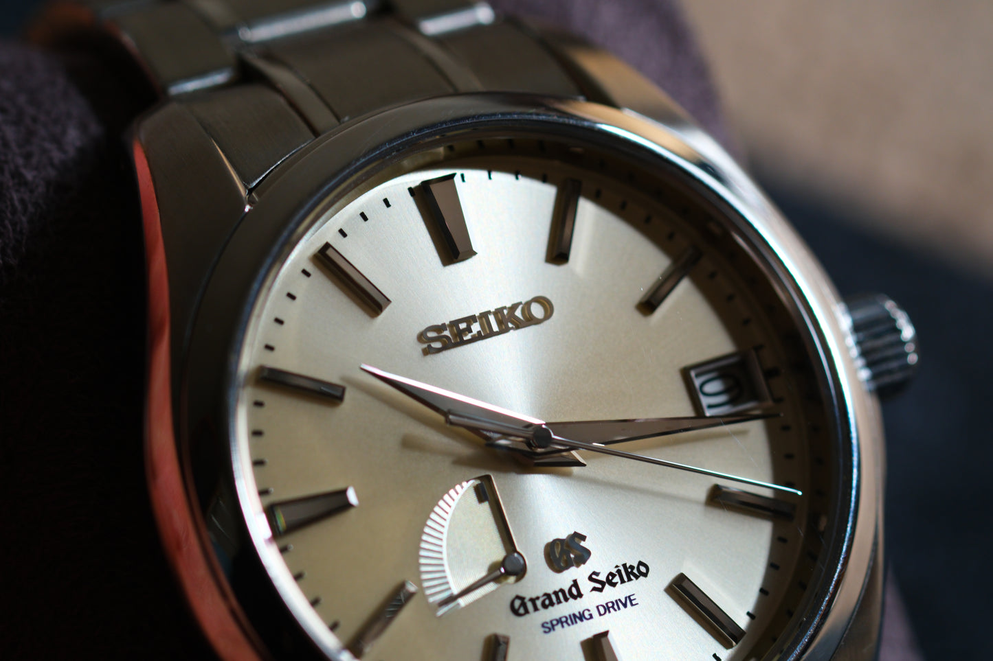 Grand Seiko SBGA001 9R65-00A0 Spring Drive Champagne Dial  | Excellent Condition