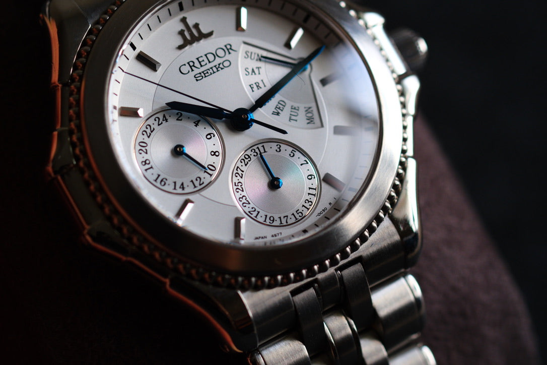 Credor Pacifique GCBG997 Retrograde 4S77-0A20 Full Paper Full Serviced Excellent Condition