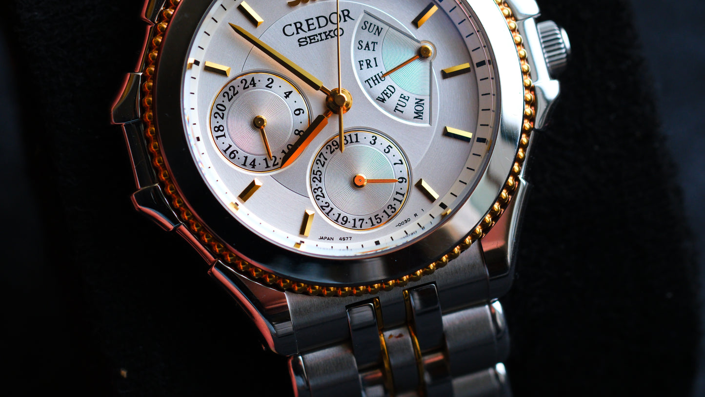Credor Pacifique GCBG996 Automatic 4s77-0A30 Retrograde 18K