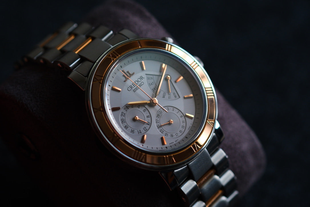 Credor Pacifique GCBG998 4S77-0020 18KG Retrograde Day Date Full box Paper Excellent Condition Full Serviced