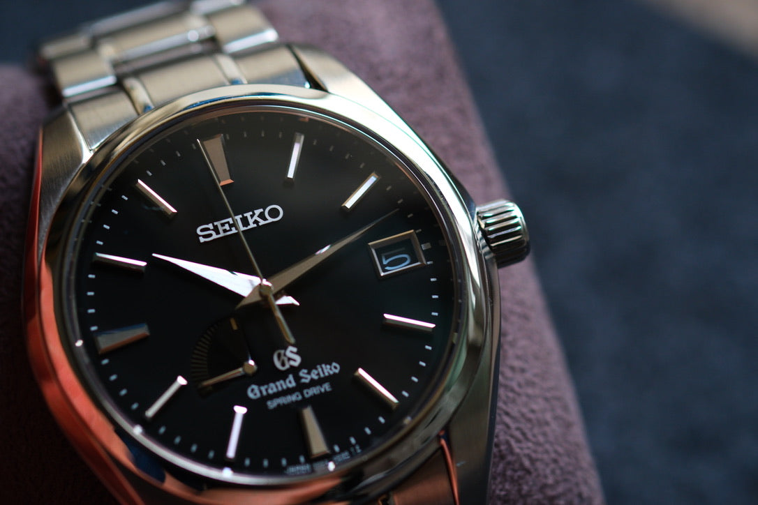 Grand Seiko SBGA003 Spring Drive 9R65-00AA0 Black Dial Excellent Condition