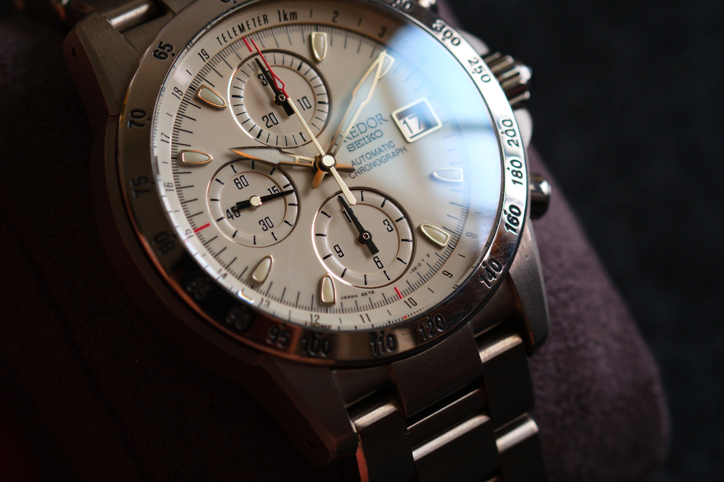 Credor Phoenix GCBP999 Chrnograph  6S78-0A20 Full Titanium Full Serviced Excellent Condition
