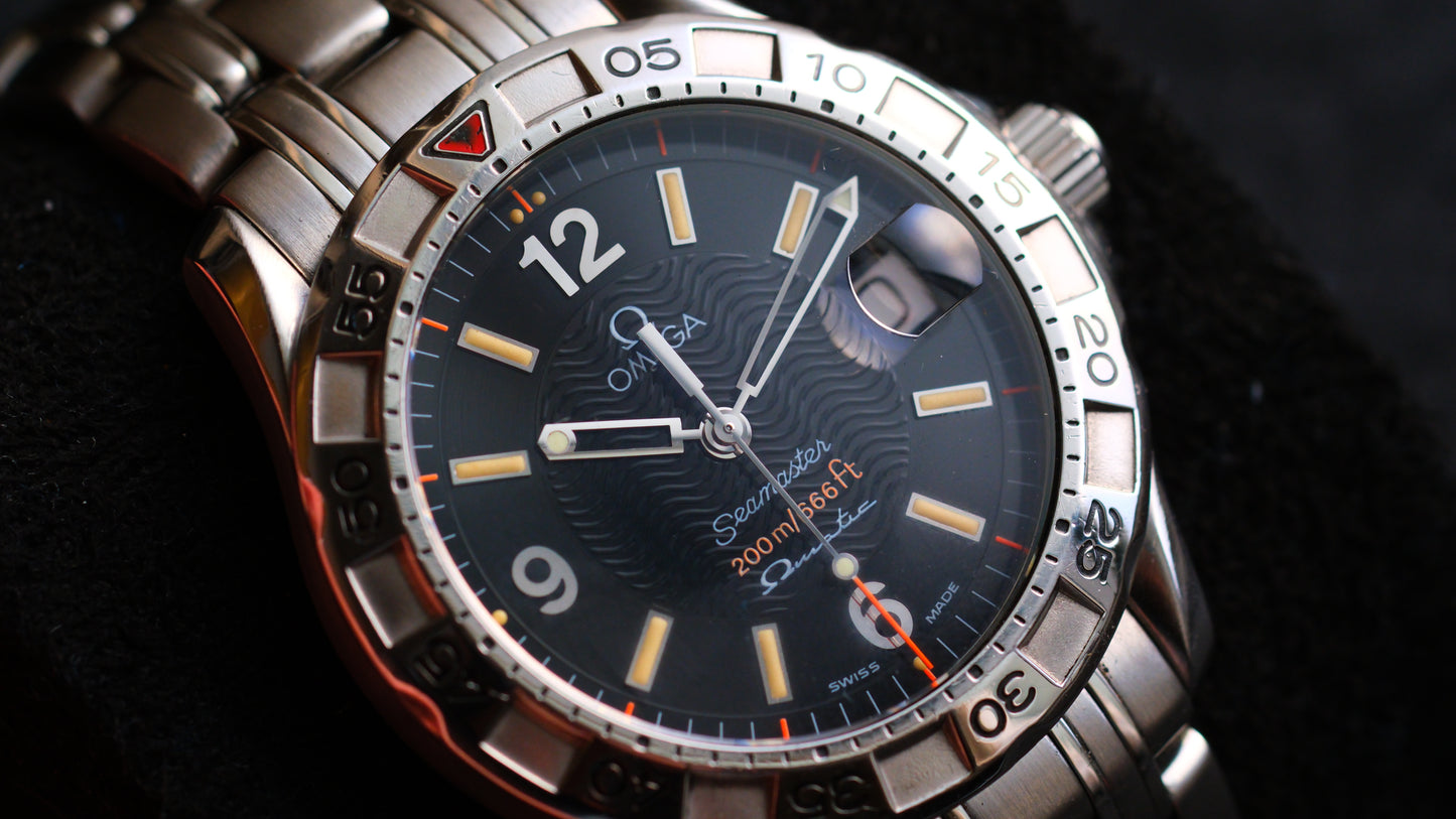Omega Autoquart Seamaster 200m/666ft 2514.50 Omegamatic Limited Edition #1434/ 1997