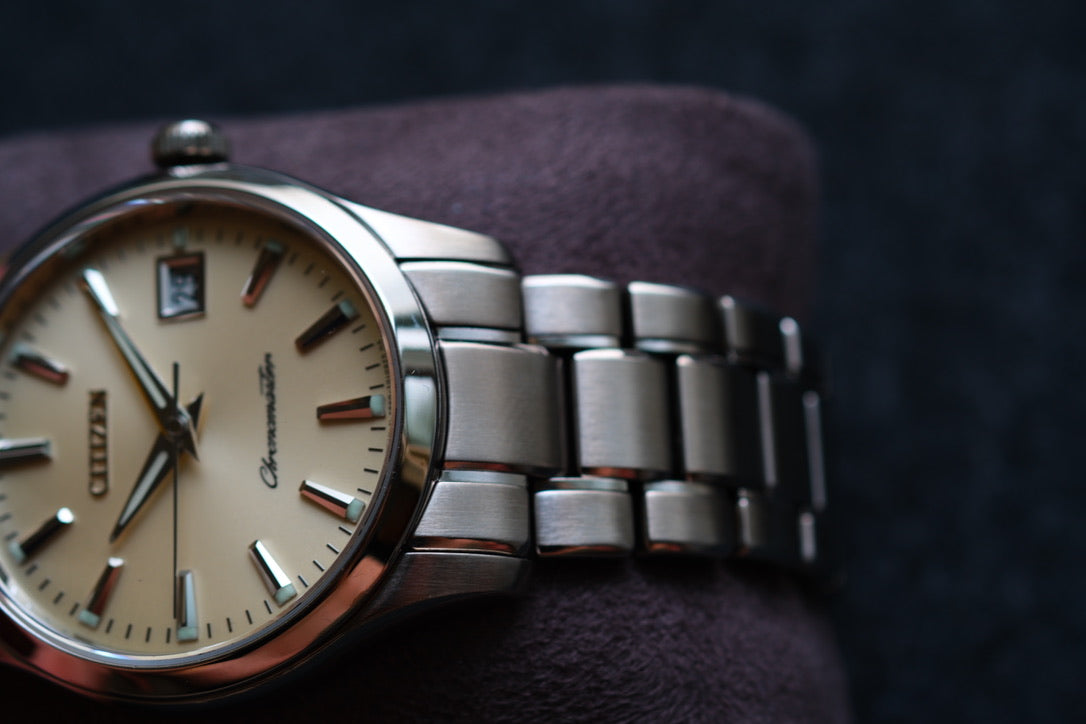 Citizen Chronomaster The Citizen A660-T006884 HAQ Champange Dial Full Box Paper Excellent Condition Serviced
