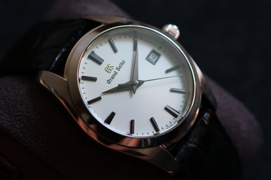 Grand Seiko SBGX295 9F62-0AB0 Discontinued JDM Dark Gray Markers and Hands Good Condition