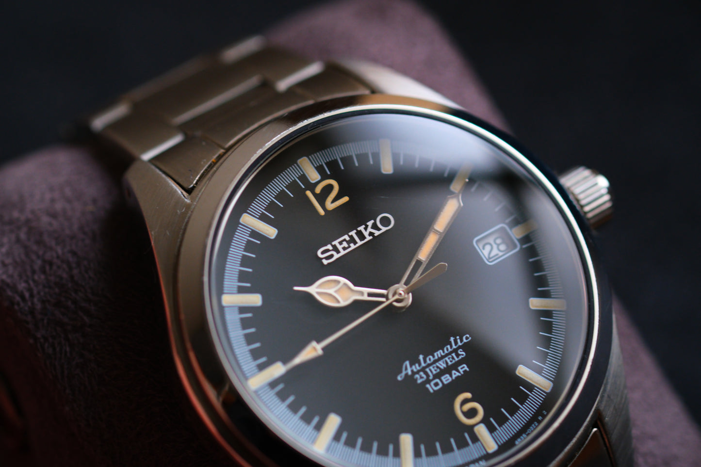 Seiko Tictac SZSB006 Full box Grey Dial Good Condition