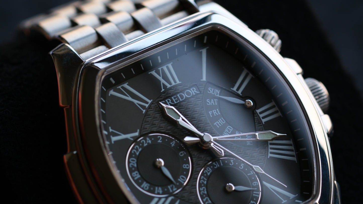 Credor Pacifique GCBG973 Retrograde 4s77-00B0 Excellent Condition Full Box Paper