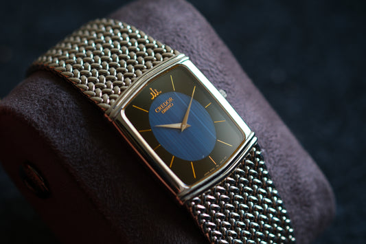 Credor 6730-5330 Blue Agate Dial Onyx Stone | Good Condition