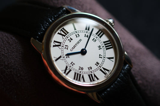 Cartier W6700155 Ronde Solo De Cartier 29mm Silver Good Condition Full Serviced