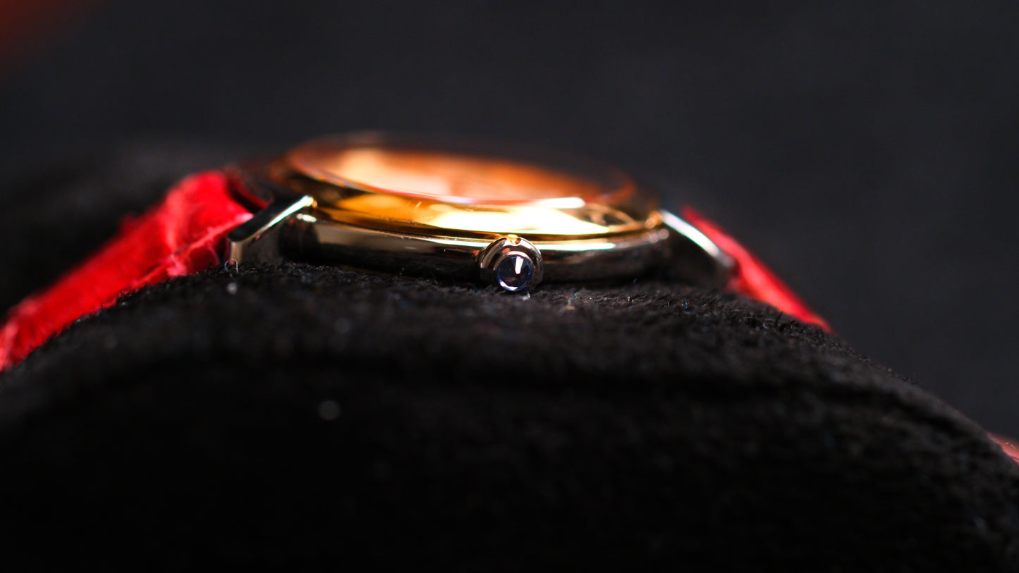 Credor GSAS936 Lady Quart 4j81-0AY0 18KPY 11P Diamond Full box