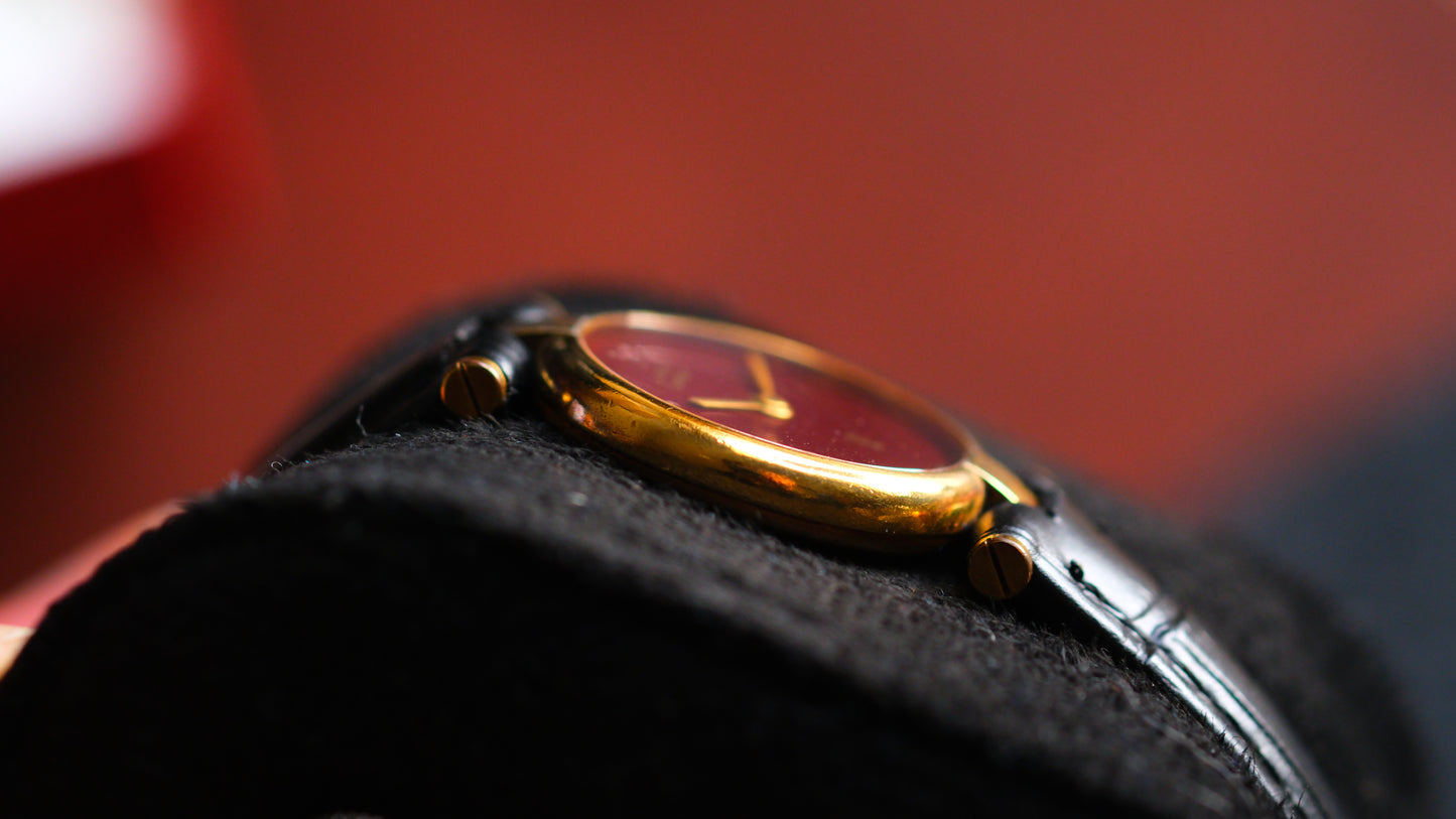 𝐂𝐚𝐫𝐭𝐢𝐞𝐫 𝟗𝟖𝟎’𝐬 𝐌𝐮𝐬𝐭 𝐝𝐞 𝐂𝐚𝐫𝐭𝐢𝐞𝐫 𝐕𝐞𝐧𝐝𝐨̂𝐦𝐞 𝐑𝐞𝐝 𝐁𝐮𝐫𝐠𝐮𝐧𝐝𝐲 𝐋𝐚𝐜𝐪𝐮𝐞𝐫 𝐃𝐢𝐚𝐥