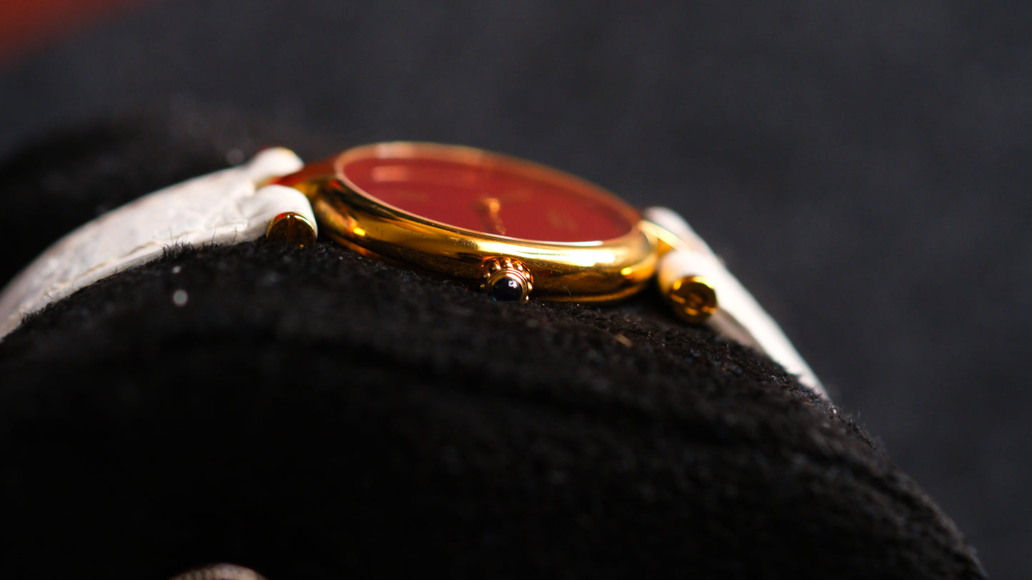 𝐂𝐚𝐫𝐭𝐢𝐞𝐫 𝟗𝟖𝟎’𝐬 𝐌𝐮𝐬𝐭 𝐝𝐞 𝐂𝐚𝐫𝐭𝐢𝐞𝐫 𝐕𝐞𝐧𝐝𝐨̂𝐦𝐞 𝐑𝐞𝐝 𝐁𝐮𝐫𝐠𝐮𝐧𝐝𝐲 𝐋𝐚𝐜𝐪𝐮𝐞𝐫 𝐃𝐢𝐚𝐥