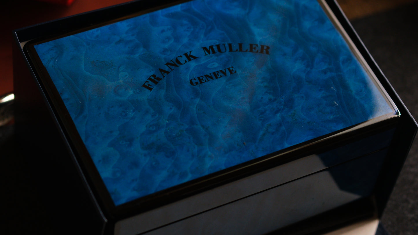 Franck Muller Geneve 2502QZ Acier Lady Watch Silver Dial Full Box Good Condition