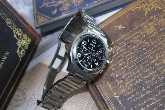 Seiko Bright SAGJ001 Quart Chrnograph Titanium
