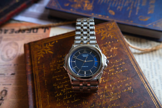 Credor AutoQuart Kinetic Limited 100 Blue Dial