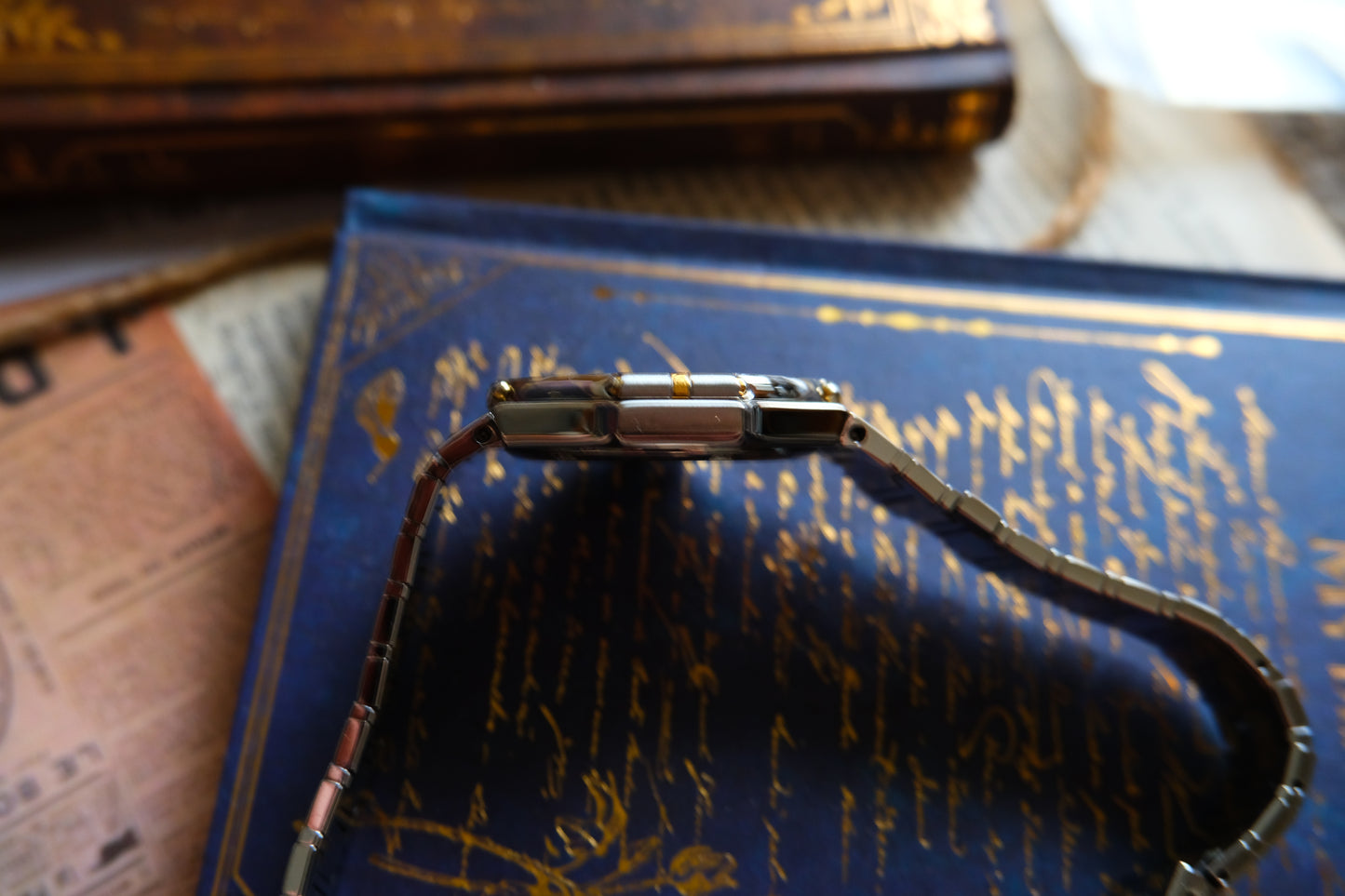 Credor Gerald Genta  KZT Twin Quart Yellow Dial