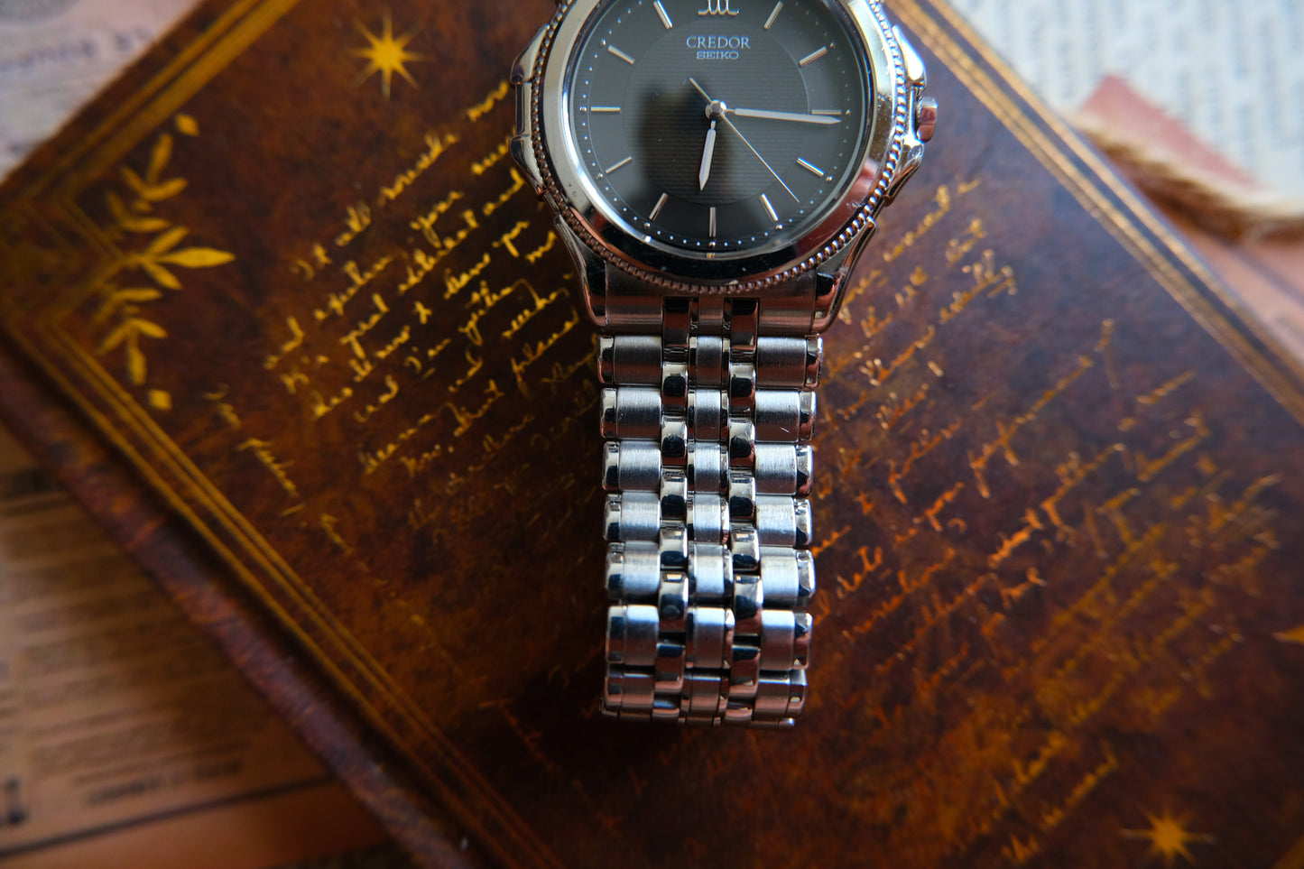 Credor Pacifique GCAR007 8J81-6A20 18K Black Dial