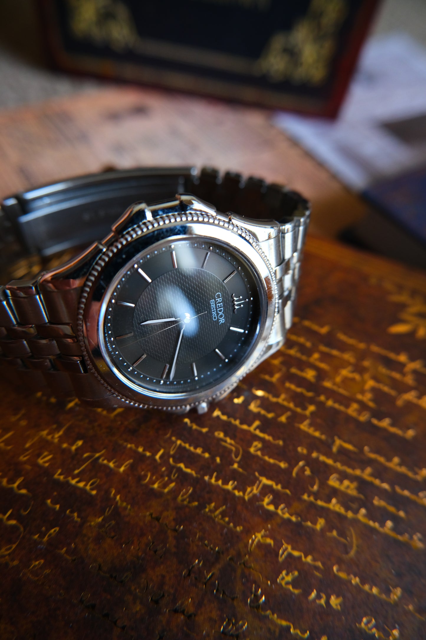 Credor Pacifique GCAR007 8J81-6A20 18K Black Dial