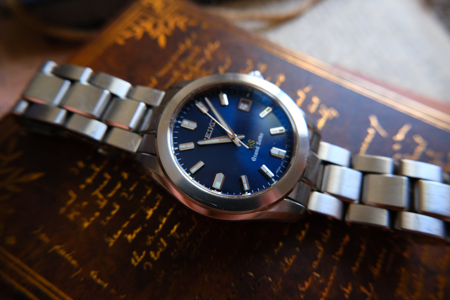 Grand Seiko Quart  8J56-8020 Blue Dial
