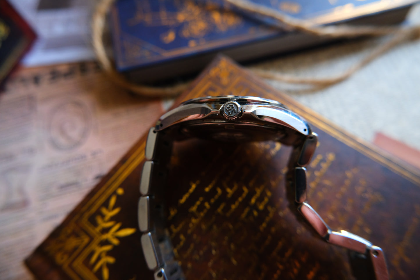 Grand Seiko Quart  8J56-8020 Blue Dial