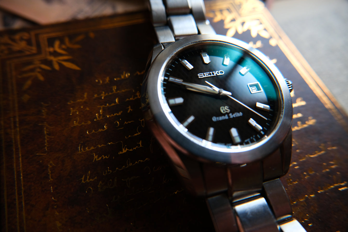 Grand Seiko 8J56-8020/SBGF021 Quart Black Dial