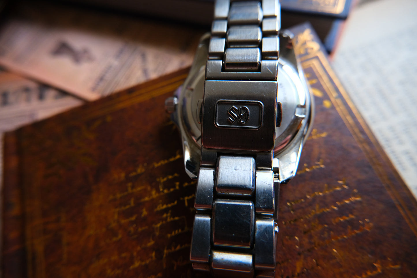 Grand Seiko 8J56-8020/SBGF021 Quart Black Dial