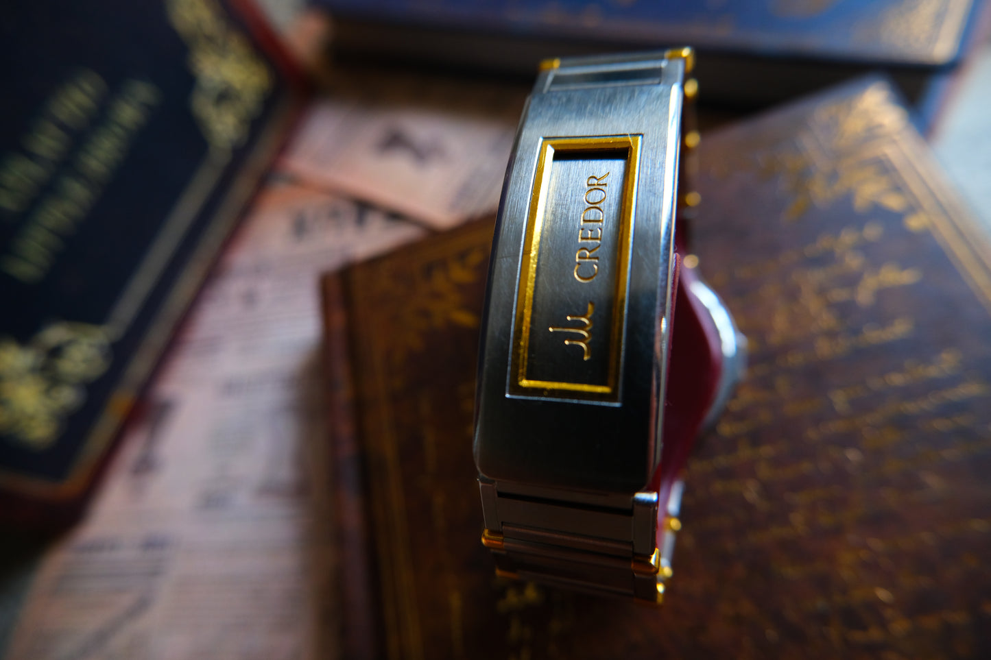 Credor Seiko 9571-7000 SS/22GP Quart