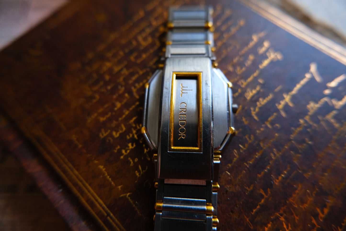 Credor tank 7771-5011 22K SGP20