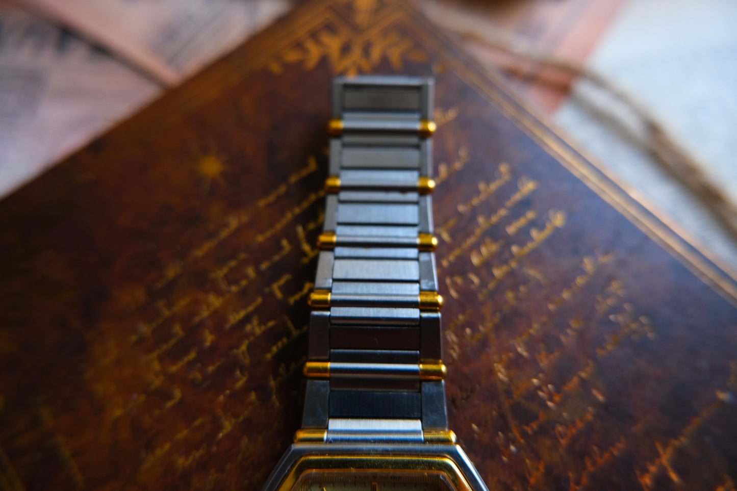 Credor tank 7771-5011 22K SGP20