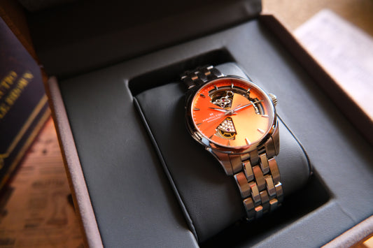 Hamilton Open Heart 36mm Orange Dial H322150
