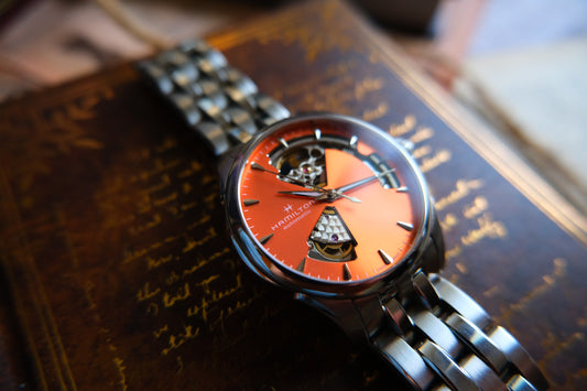 Hamilton Open Heart 36mm Orange Dial H322150