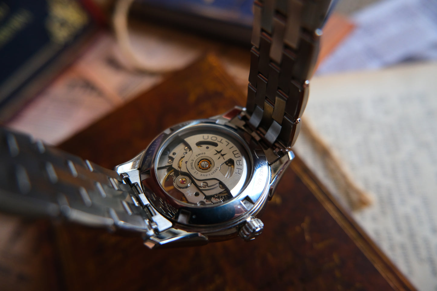 Hamilton Open Heart 36mm Orange Dial H322150