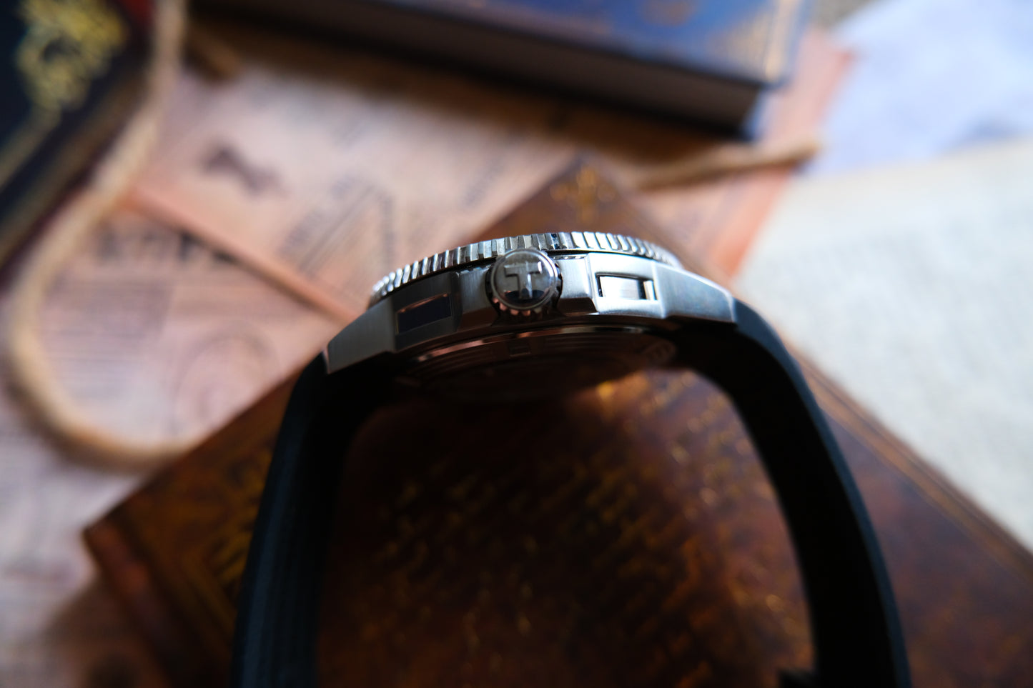 Tissot Diver Seastar 1000 Powermatic 80 dial Blue Full box