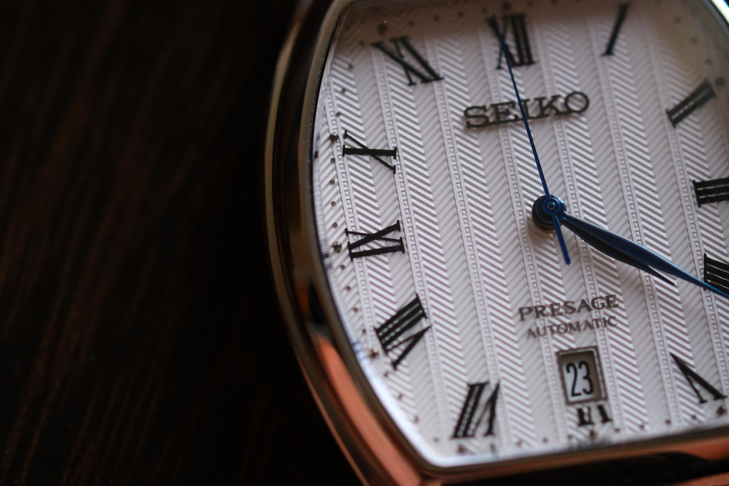 Seiko Pressage Tonneau 4R35-02V0 SARY111