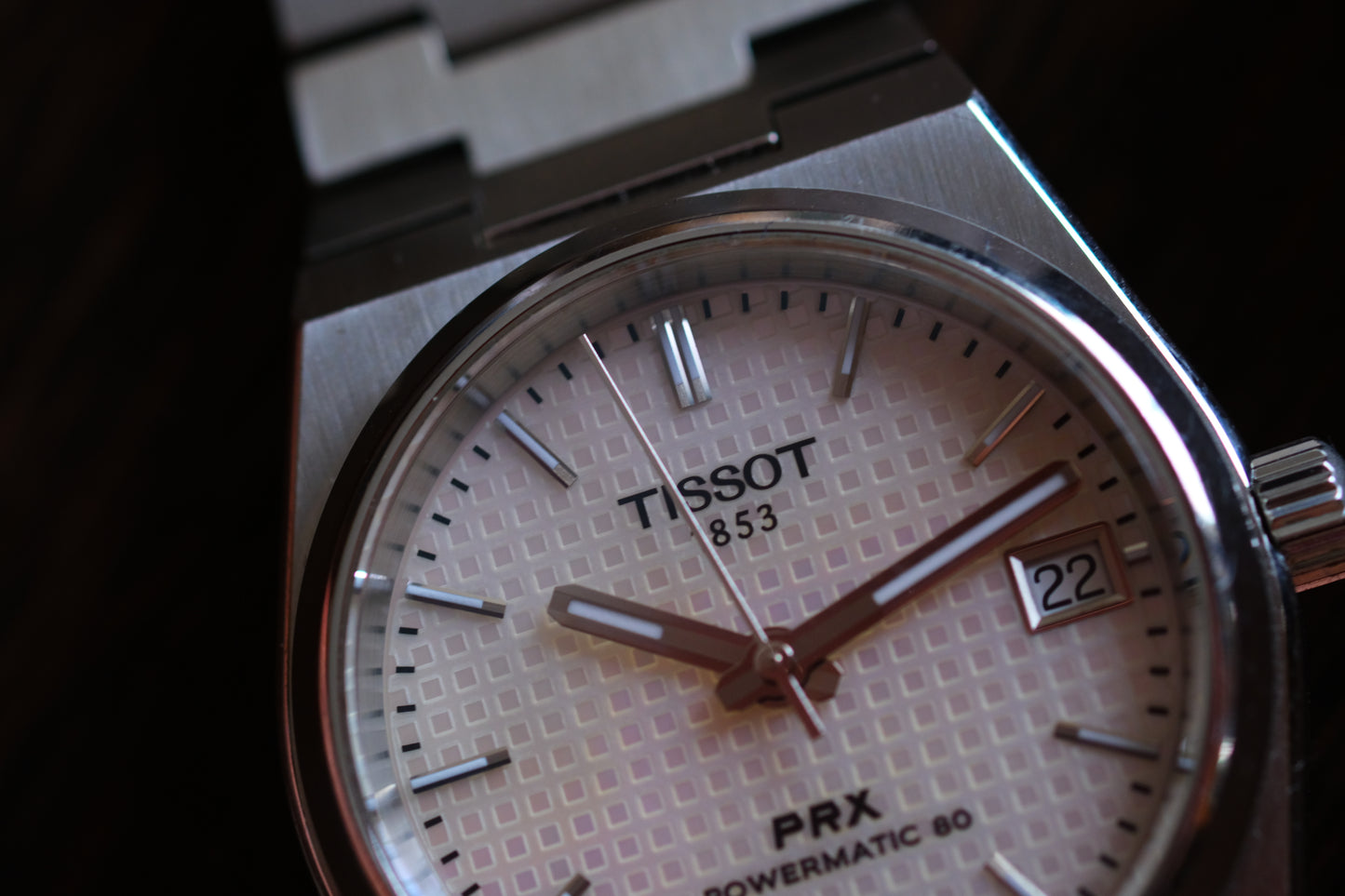 Tissot Prx Powermatic 80 35mm Mop White Dial full box
