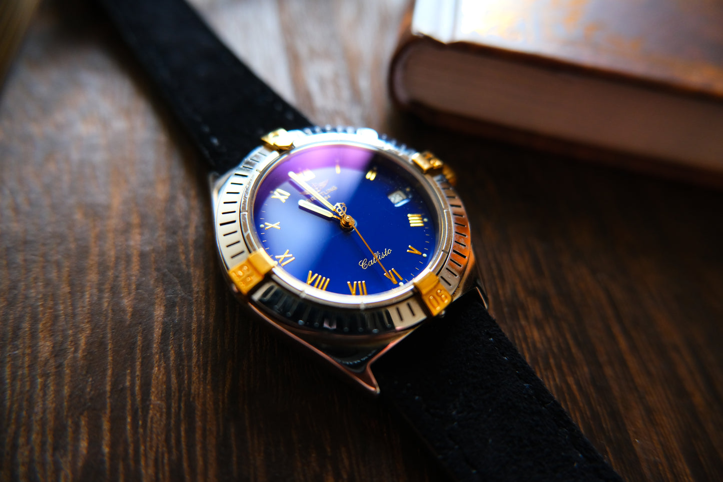 Breitling Calisto Quart 80510 11117 Beautifull AR Blue Dial