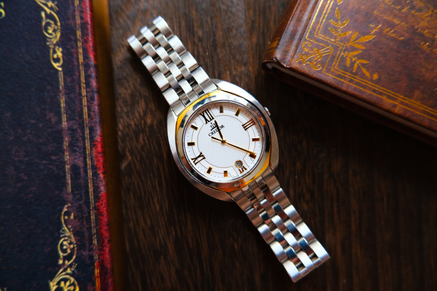 Seiko Credor Signo GCAZ052 Quart 8j86-0AA0 18KYG