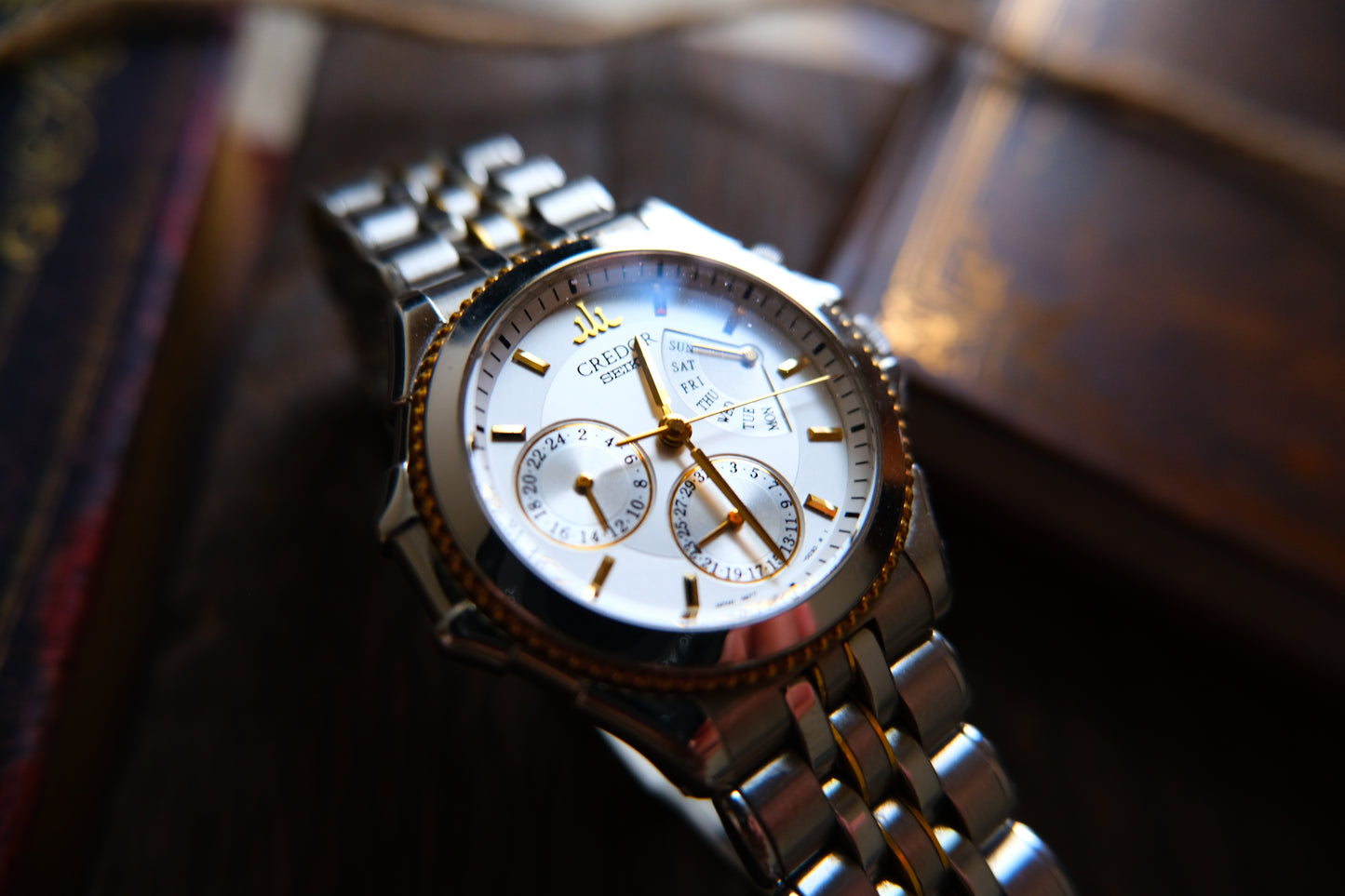 Credor Pacifique GCBG996 Automatic 4s77-0A30 Retrograde 18K