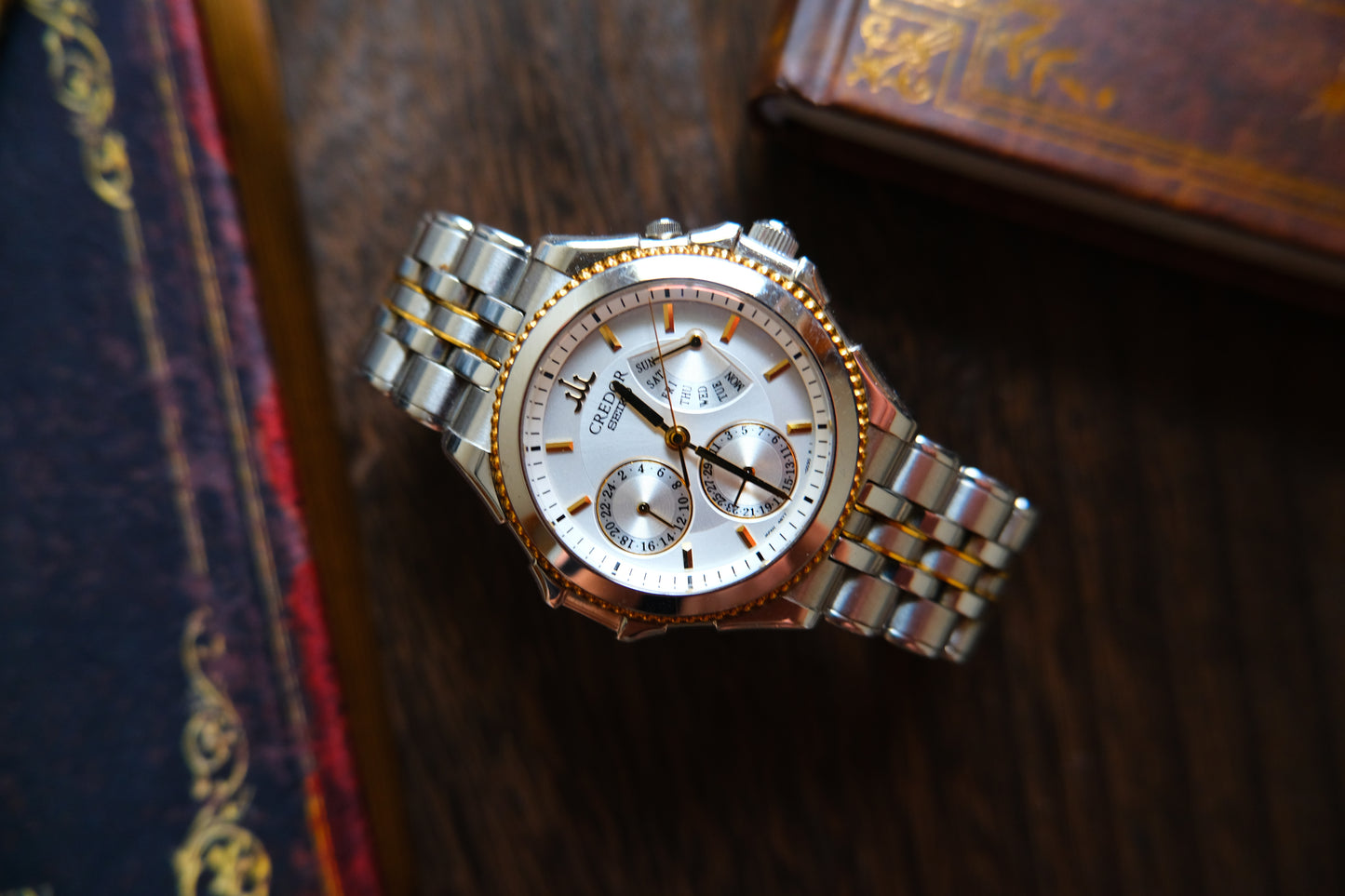 Credor Pacifique GCBG996 Automatic 4s77-0A30 Retrograde 18K