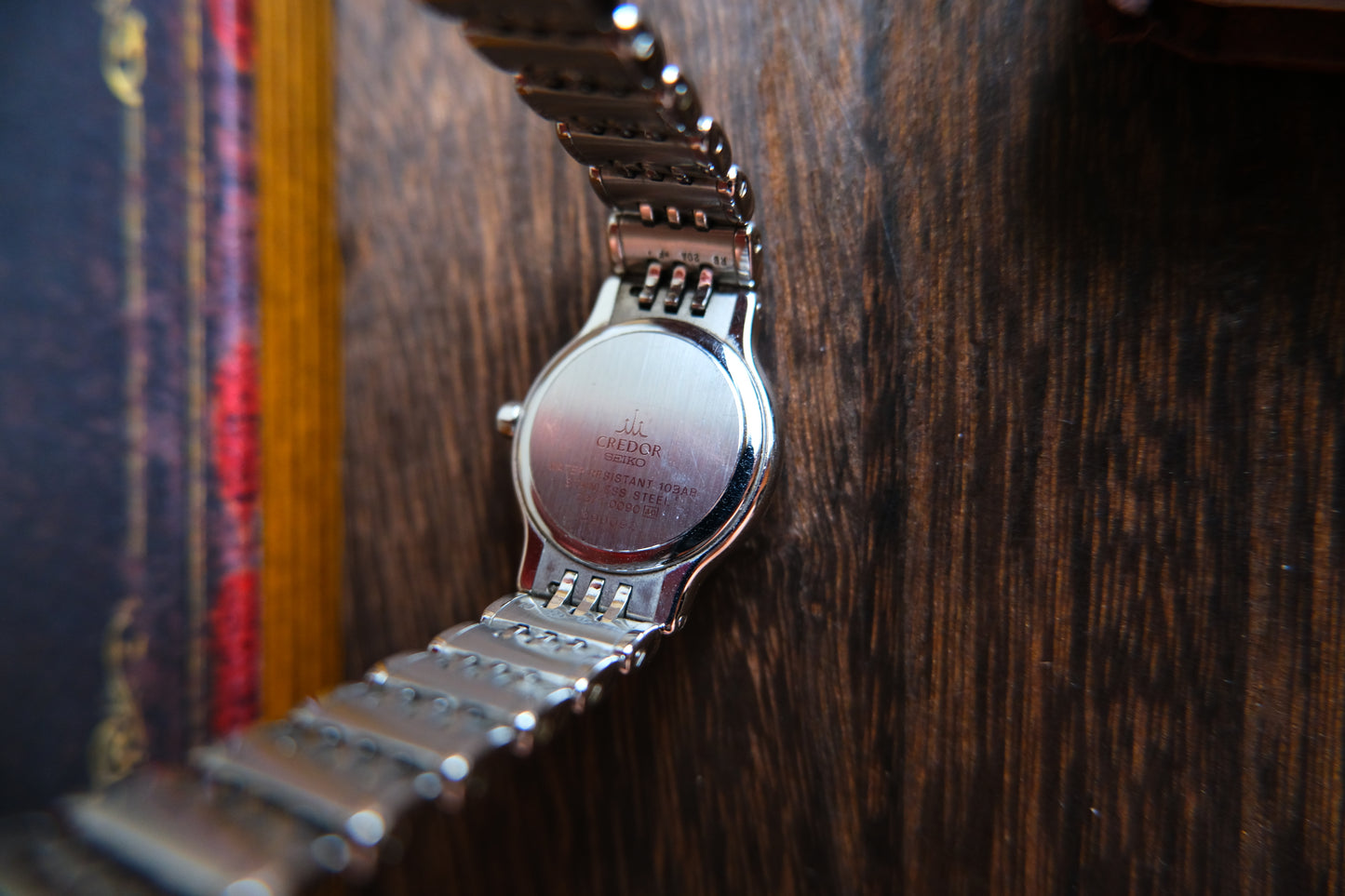 Seiko Credor Quart Lady 7371-0090 Blue Dial