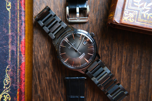 Seiko Pressage Cocktail Time SRPJ15J1 Automatic Ion Black