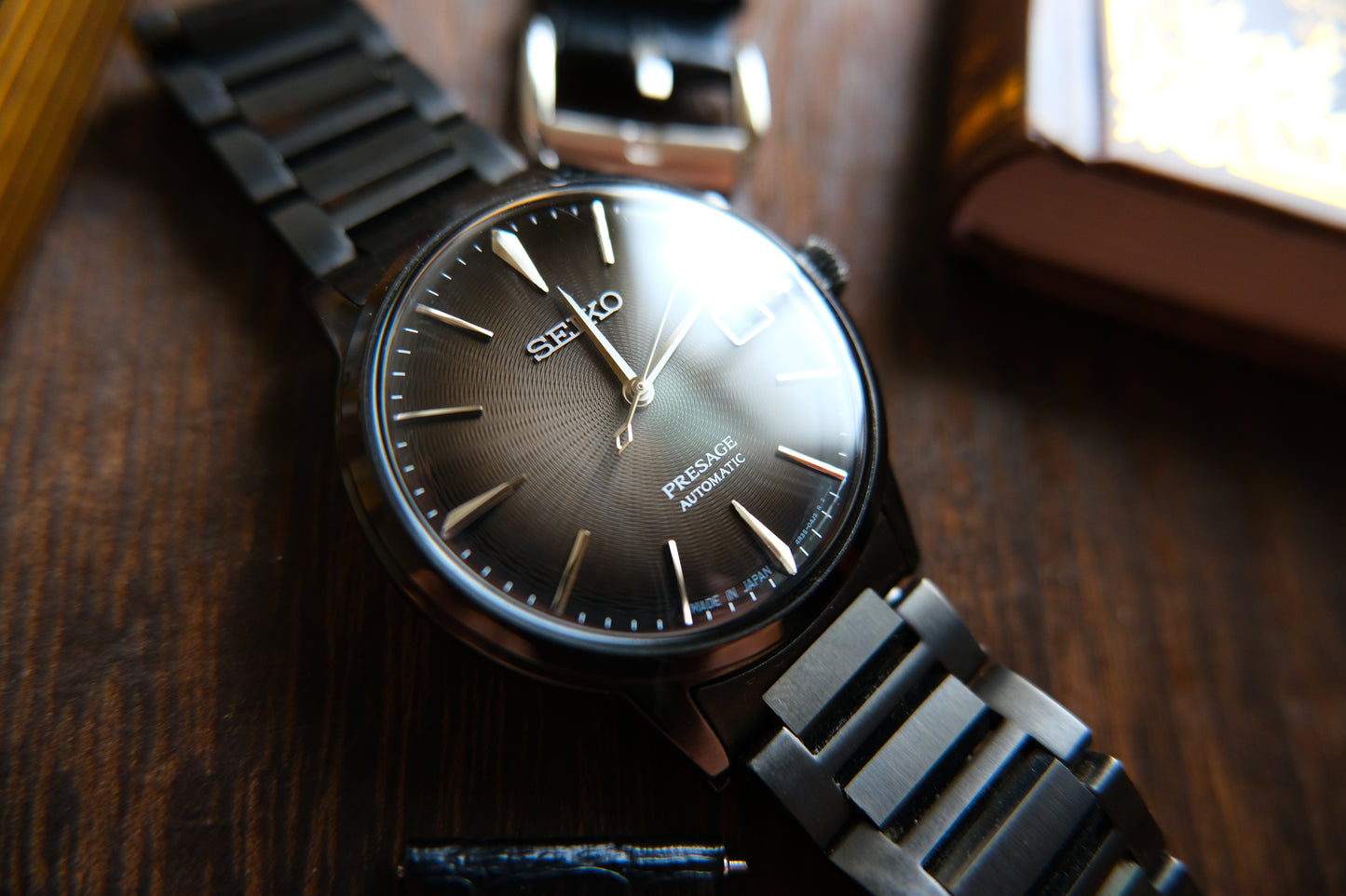 Seiko Pressage Cocktail Time SRPJ15J1 Automatic Ion Black