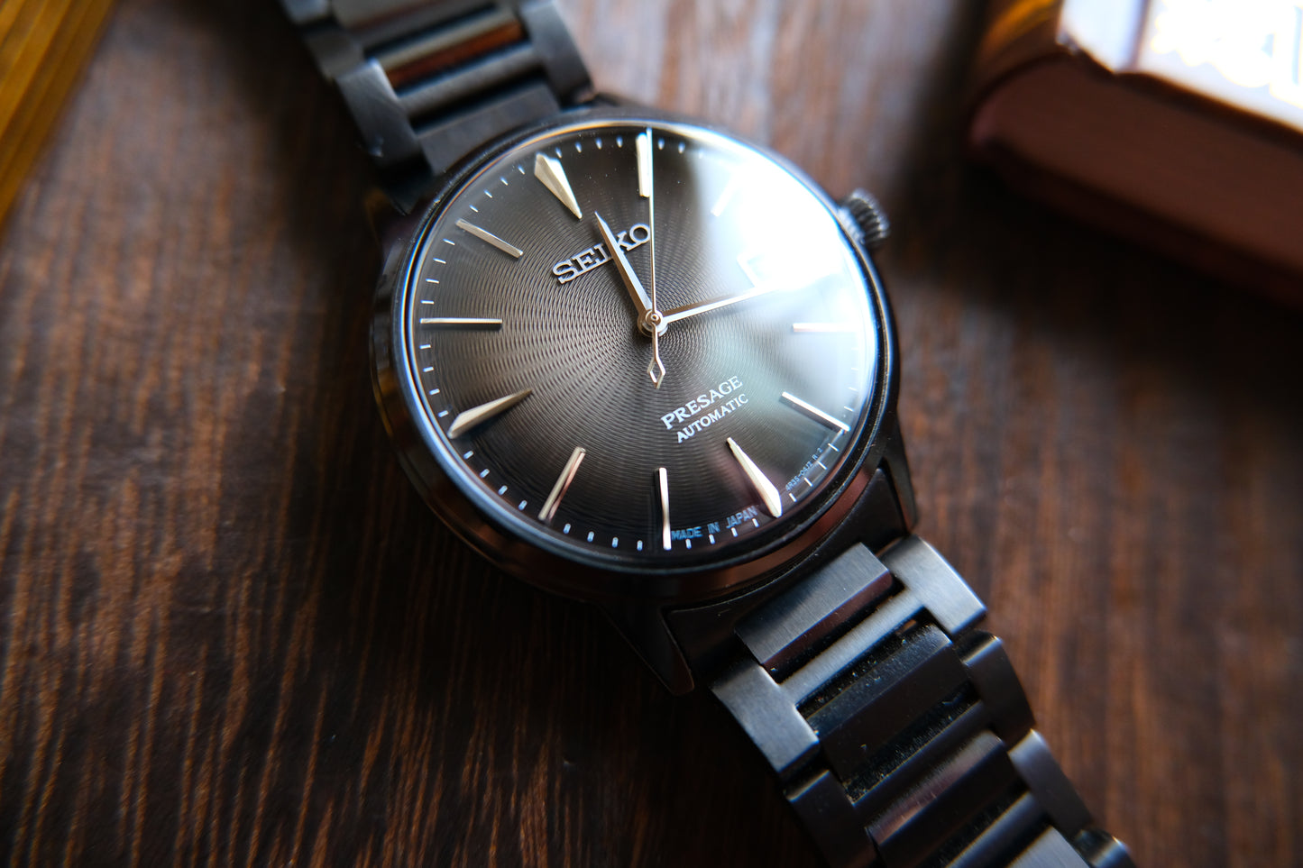 Seiko Pressage Cocktail Time SRPJ15J1 Automatic Ion Black